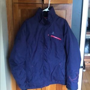 Hooded Salomon ski jacket.